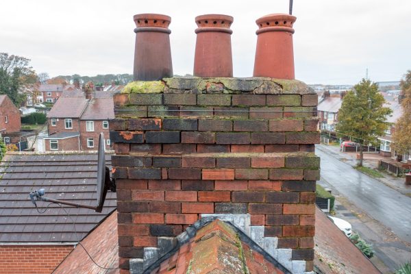 Aerial,Photo,Of,A,Typical,British,Terrace,House,In,The